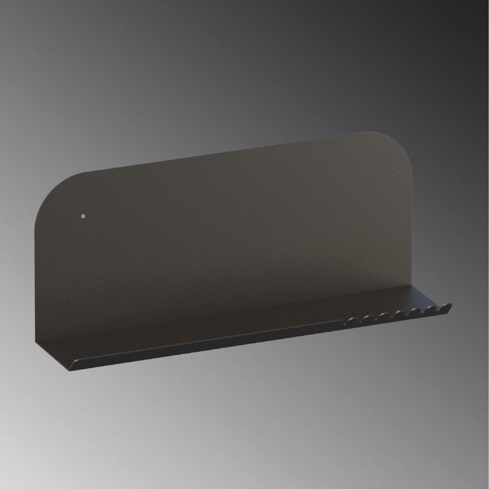 Hanah Home Estantería de Pared Metálica Negra Hanah Home Estantería de Pared Metálica Negra